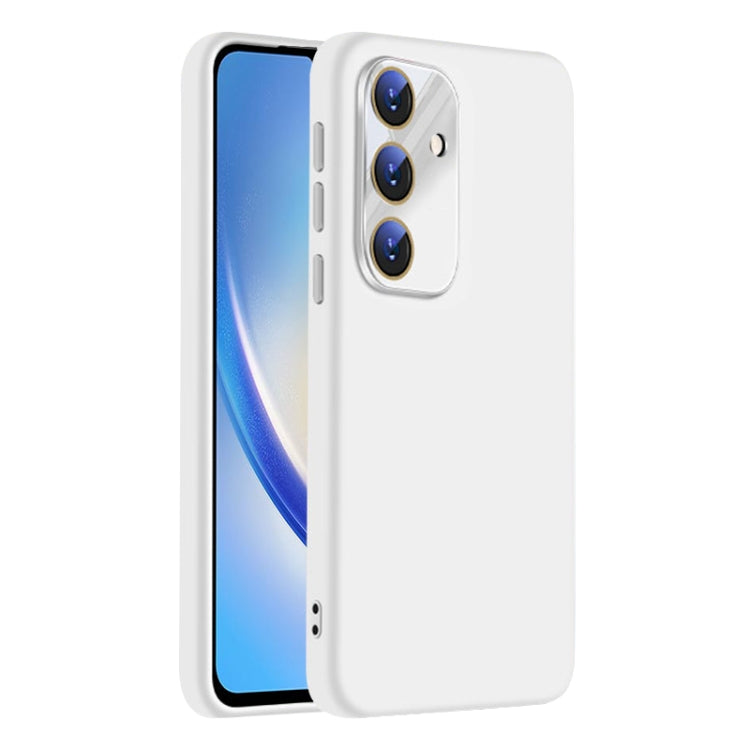 For Samsung Galaxy A34 5G Nano Lens Cover Liquid Silicone Phone Case