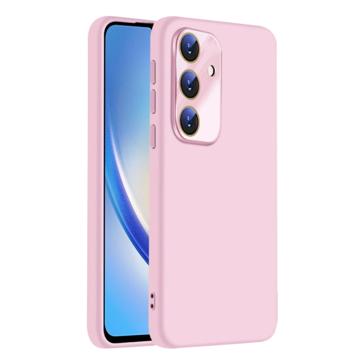 For Samsung Galaxy A34 5G Nano Lens Cover Liquid Silicone Phone Case
