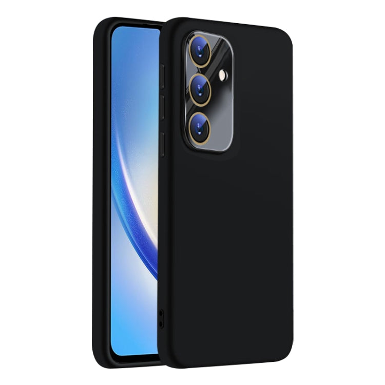 For Samsung Galaxy A34 5G Nano Lens Cover Liquid Silicone Phone Case