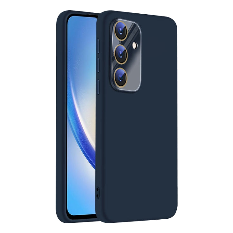 For Samsung Galaxy A34 5G Nano Lens Cover Liquid Silicone Phone Case