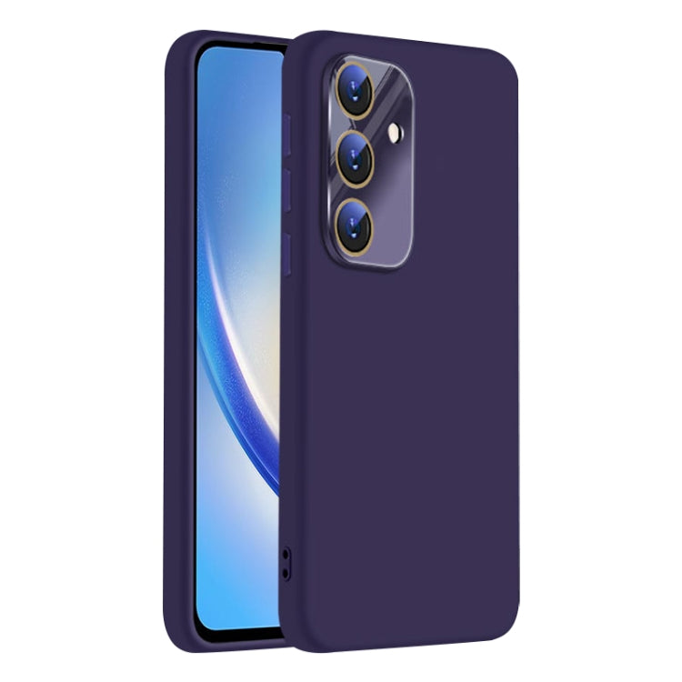 For Samsung Galaxy A34 5G Nano Lens Cover Liquid Silicone Phone Case