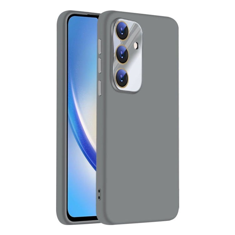 For Samsung Galaxy A34 5G Nano Lens Cover Liquid Silicone Phone Case