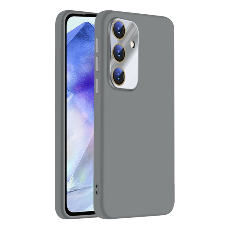 For Samsung Galaxy A55 5G Nano Lens Cover Liquid Silicone Phone Case