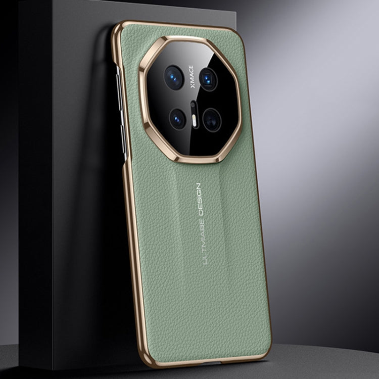 For Huawei Mate 70 RS Ultimate Genuine Leather PC Phone Case