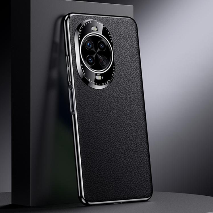 For Huawei nova 14 Pro Genuine Leather PC Phone Case