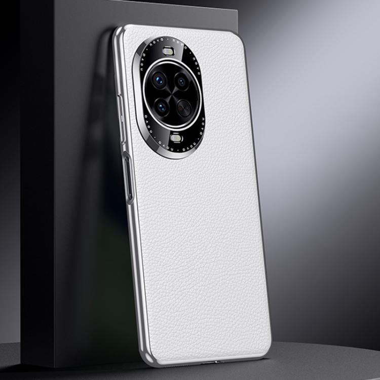 For Huawei nova 14 Pro Genuine Leather PC Phone Case