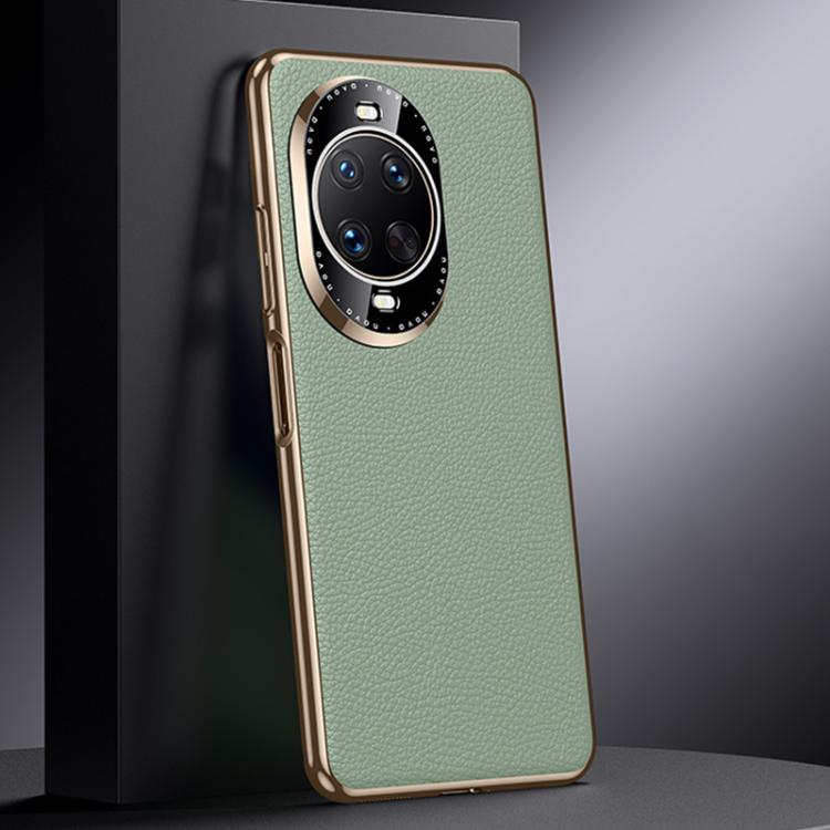 For Huawei nova 14 Ultra Genuine Leather PC Phone Case