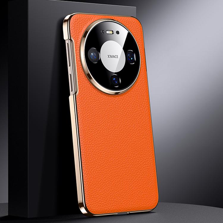 For Huawei Mate 80 / 80 Pro Genuine Leather PC Phone Case