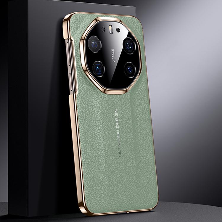For Huawei Mate 80 RS Ultimate Genuine Leather PC Phone Case