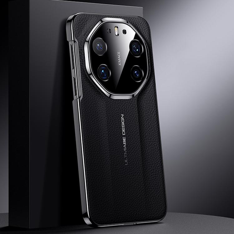 For Huawei Mate 80 RS Ultimate Genuine Leather PC Phone Case