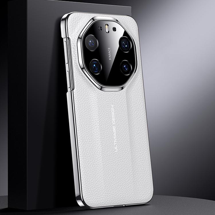 For Huawei Mate 80 RS Ultimate Genuine Leather PC Phone Case