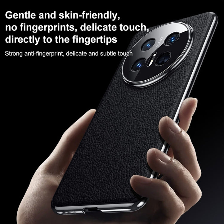 For Huawei Mate 80 RS Ultimate Genuine Leather PC Phone Case