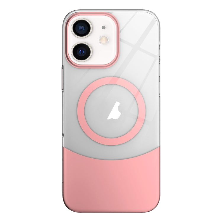 For iPhone 11 Slim Color Contrast MagSafe PC Transparent Phone Case