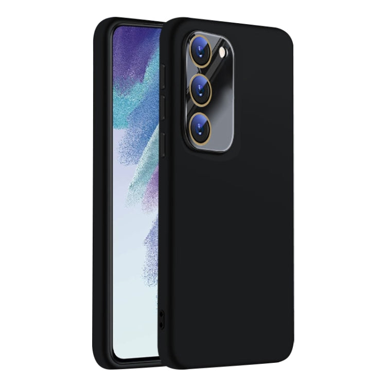 For Samsung Galaxy S21 FE 5G Nano Lens Cover Liquid Silicone Phone Case