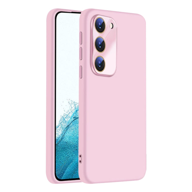 For Samsung Galaxy S22 5G Nano Lens Cover Liquid Silicone Phone Case