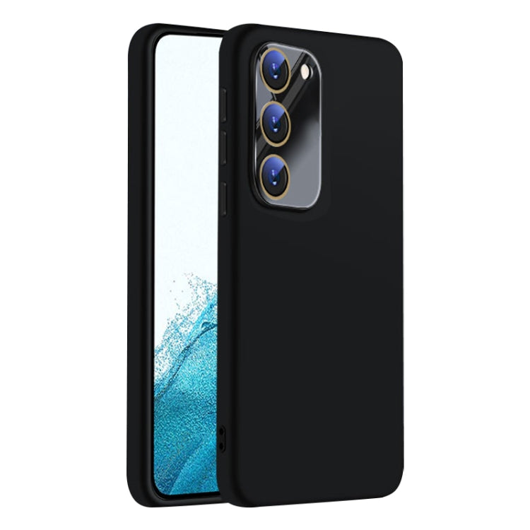 For Samsung Galaxy S22 5G Nano Lens Cover Liquid Silicone Phone Case