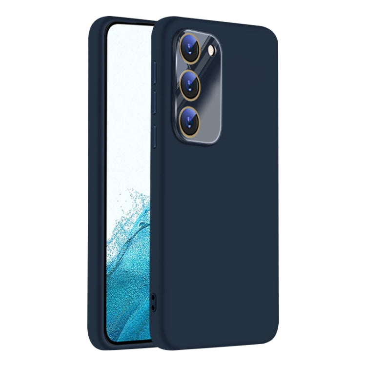For Samsung Galaxy S22 5G Nano Lens Cover Liquid Silicone Phone Case