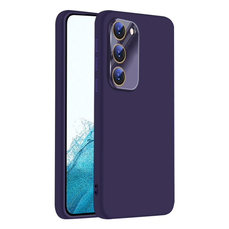 For Samsung Galaxy S22 5G Nano Lens Cover Liquid Silicone Phone Case