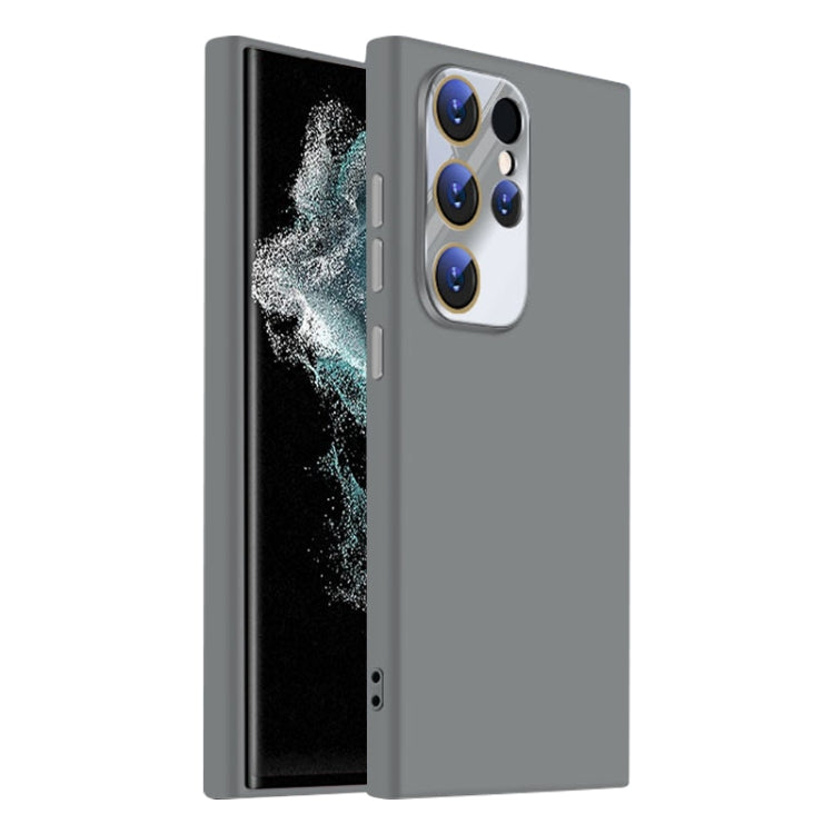 For Samsung Galaxy S22 Ultra 5G Nano Lens Cover Liquid Silicone Phone Case