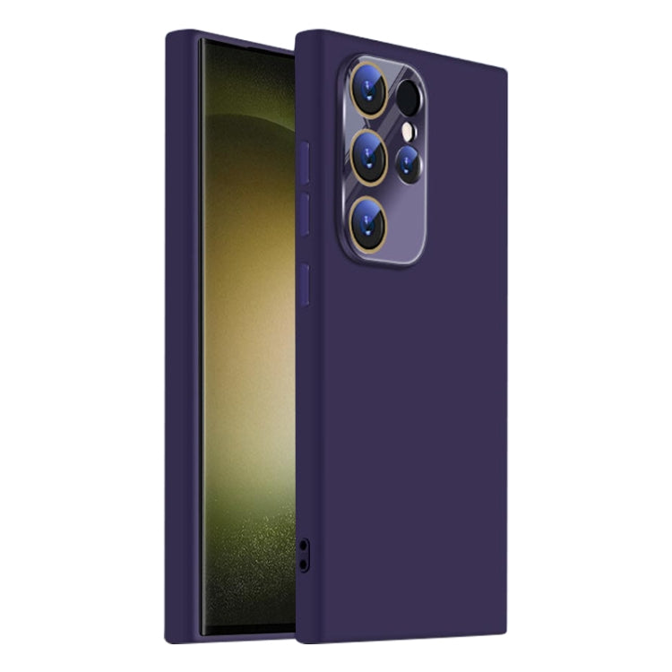 For Samsung Galaxy S23 Ultra 5G Nano Lens Cover Liquid Silicone Phone Case