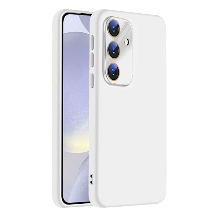 For Samsung Galaxy S24 5G Nano Lens Cover Liquid Silicone Phone Case