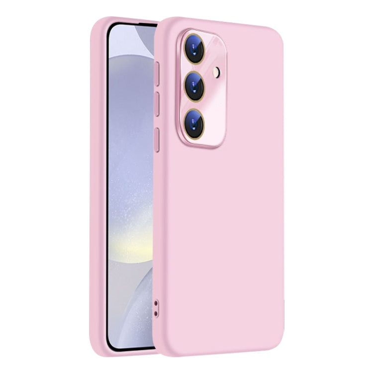 For Samsung Galaxy S24 5G Nano Lens Cover Liquid Silicone Phone Case