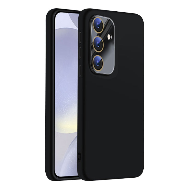 For Samsung Galaxy S24 5G Nano Lens Cover Liquid Silicone Phone Case