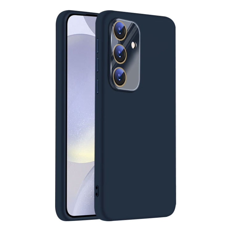 For Samsung Galaxy S24 5G Nano Lens Cover Liquid Silicone Phone Case
