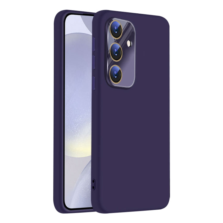 For Samsung Galaxy S24 5G Nano Lens Cover Liquid Silicone Phone Case