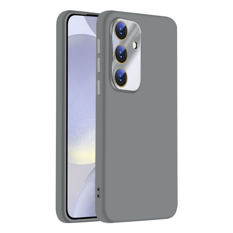 For Samsung Galaxy S24 5G Nano Lens Cover Liquid Silicone Phone Case