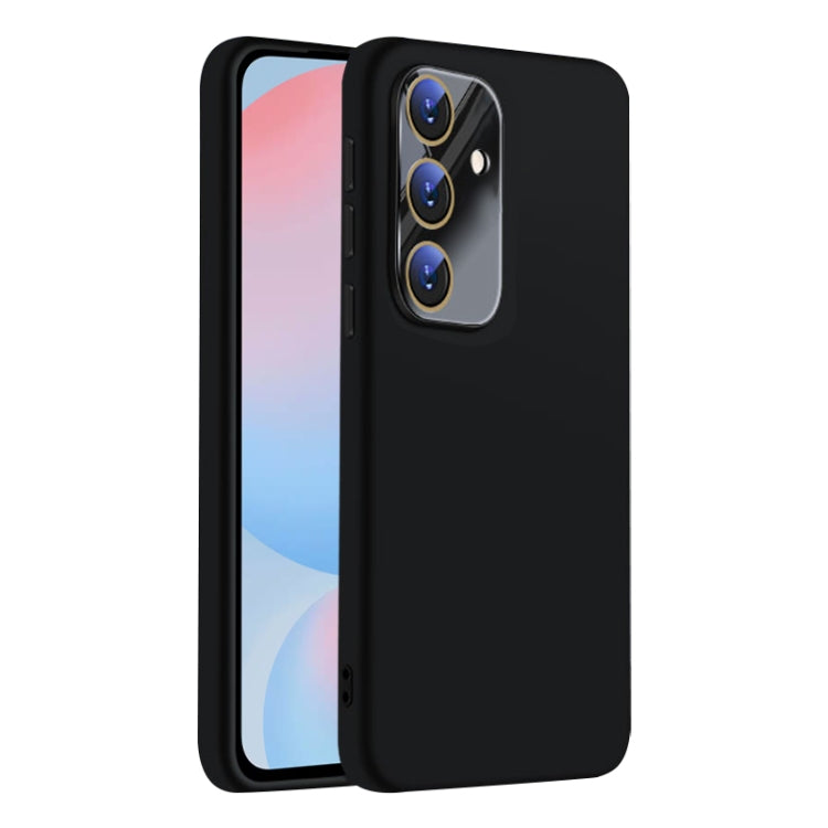 For Samsung Galaxy S24 FE 5G Nano Lens Cover Liquid Silicone Phone Case