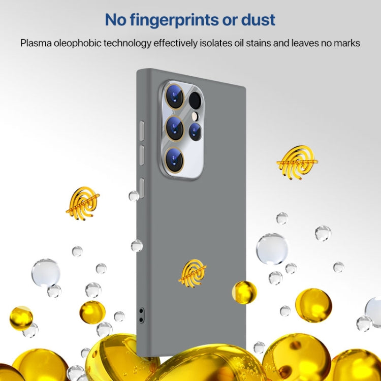 For Samsung Galaxy S24 Ultra 5G Nano Lens Cover Liquid Silicone Phone Case