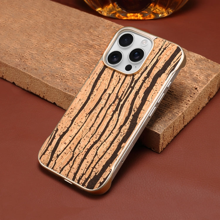 For iPhone 15 Plus / 14 Plus Denior A18 WoodenPaint MagSafe Phone Case