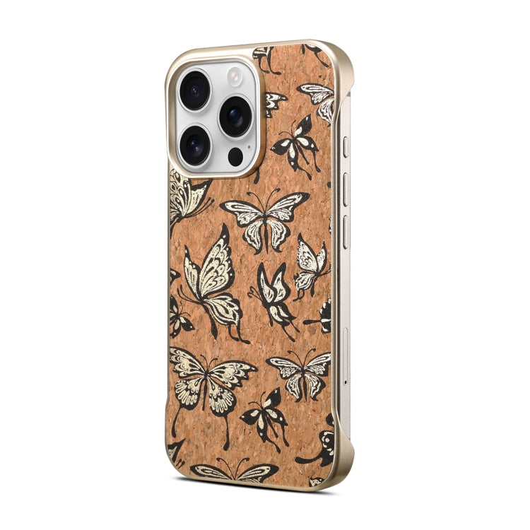 For iPhone 14 Pro Denior A18 WoodenPaint MagSafe Phone Case