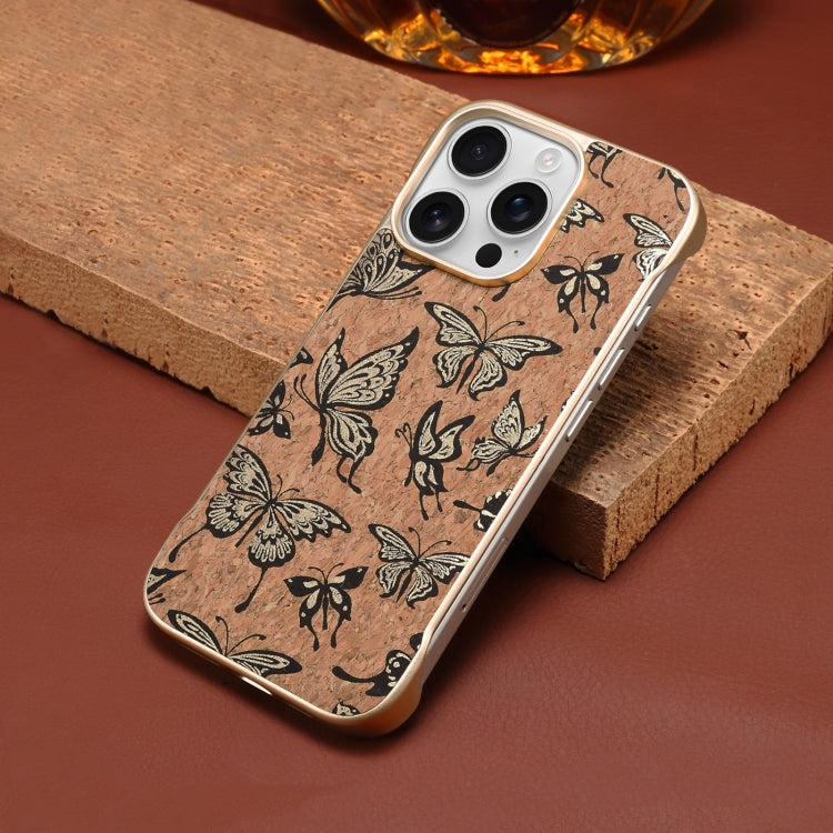 For iPhone 14 Pro Denior A18 WoodenPaint MagSafe Phone Case