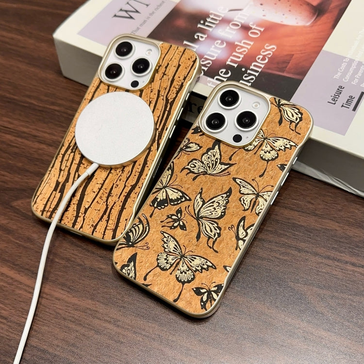 For iPhone 15 Denior A18 WoodenPaint MagSafe Phone Case