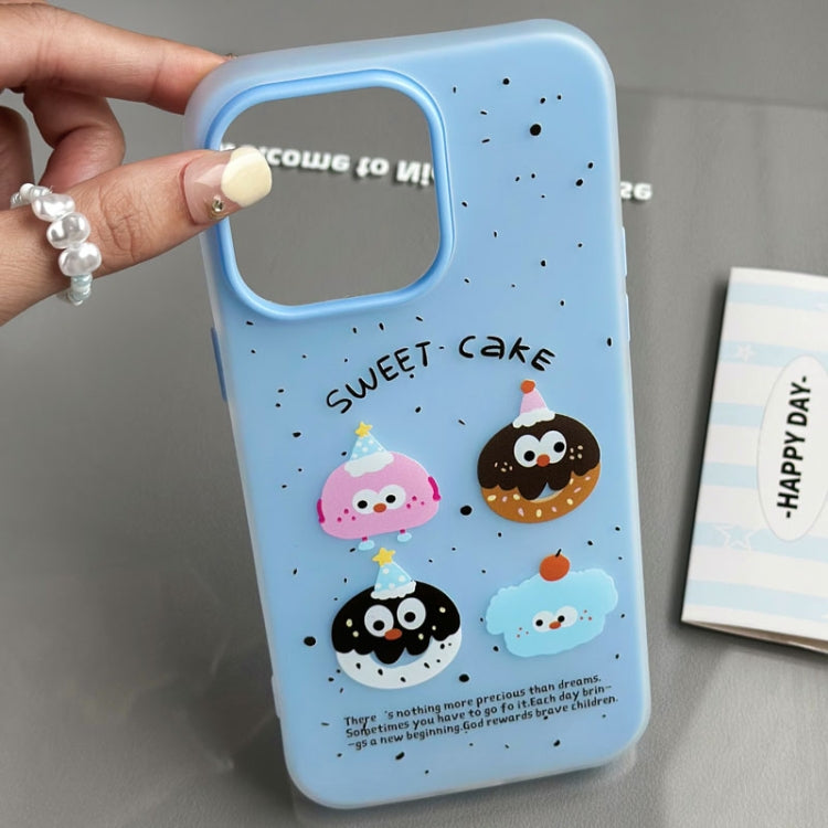For iPhone 16 Pro Max Skin Feeling Jelly TPU Hybrid PC Phone Case