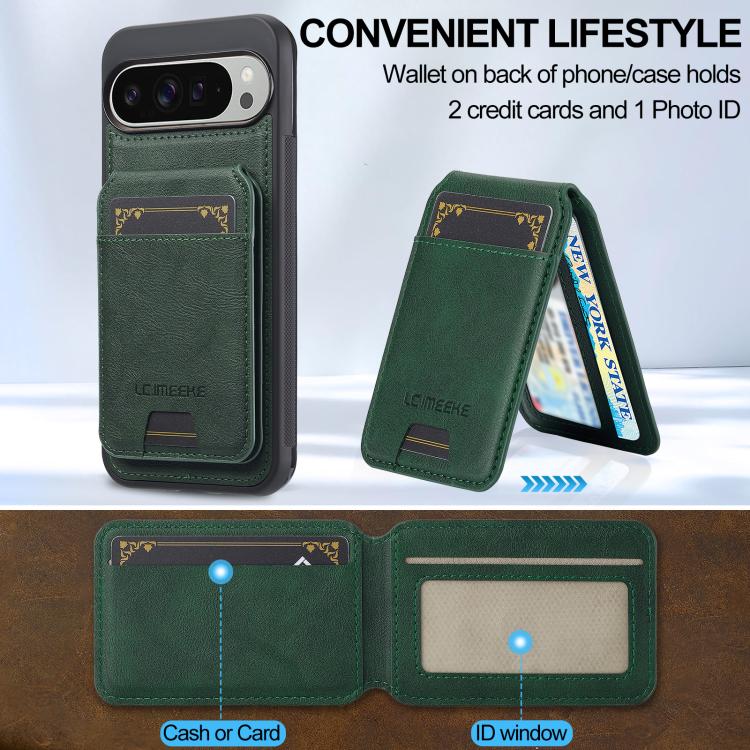 For Google Pixel 10 Pro XL LC.IMEEKE L3 Series Detachable RFID Card Bag Magsafe Phone Case