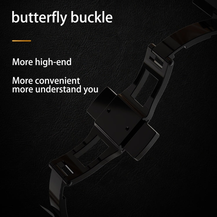 For Apple Watch Ultra 3 / 2 / 1 49mm RedPepper Armor Metal Case Integrated Silicone Watch Band