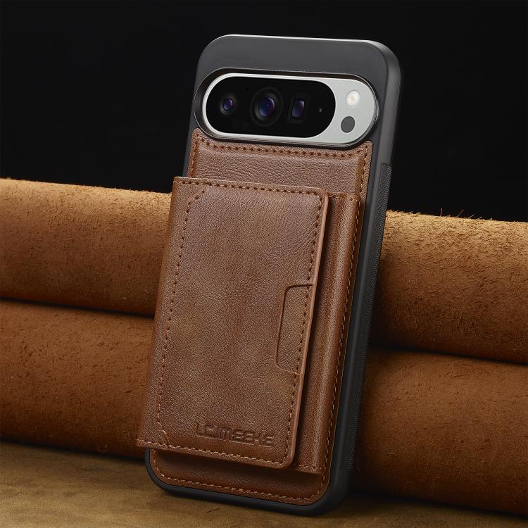 For Google Pixel 10 Pro XL LC.IMEEKE L5 Series Detachable RFID Card Bag Magsafe Phone Case