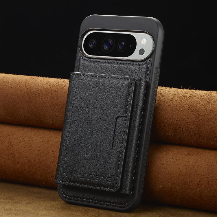 For Google Pixel 10 / 10 Pro LC.IMEEKE L5 Series Detachable RFID Card Bag Magsafe Phone Case