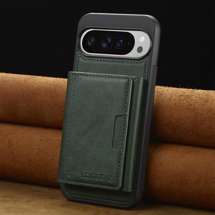 For Google Pixel 10 / 10 Pro LC.IMEEKE L5 Series Detachable RFID Card Bag Magsafe Phone Case