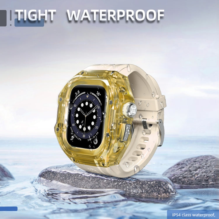 For Apple Watch Ultra 3 / 2 / 1 49mm RedPepper Armor Metal Case Integrated Silicone Watch Band
