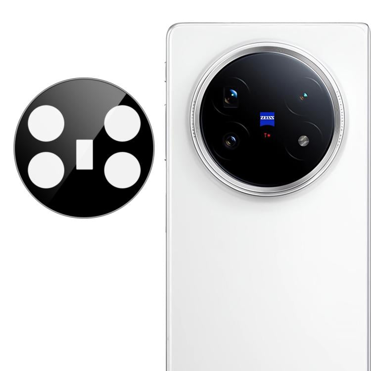 For vivo X Fold5 imak Black Version HD Glass Rear Camera Lens Film, Self-positioning Version