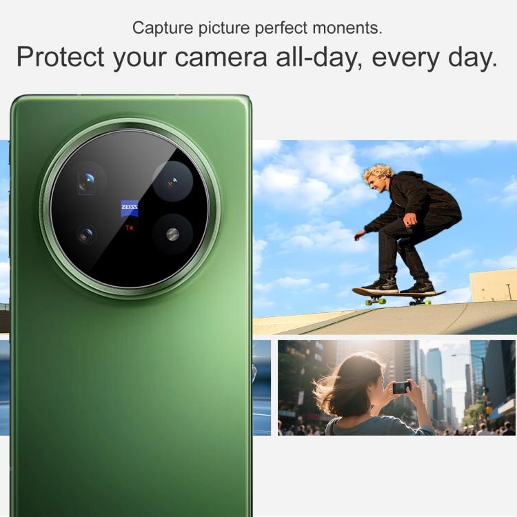 For vivo X Fold5 imak Black Version HD Glass Rear Camera Lens Film, Self-positioning Version