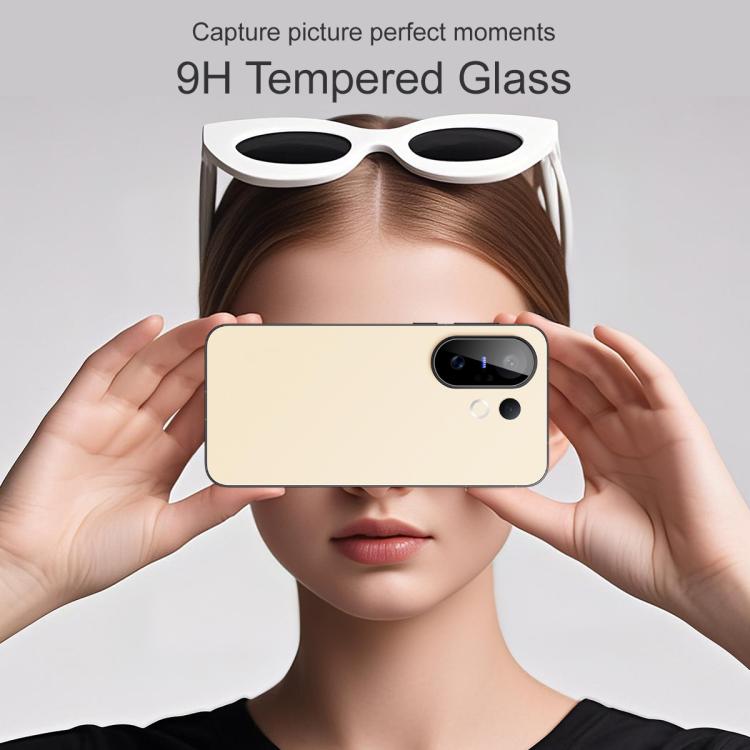 For vivo X200 FE imak Black Version HD Glass Rear Camera Lens Film, Self-positioning Version