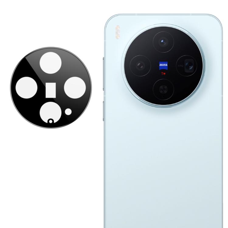 For vivo X300 imak Black Version HD Glass Rear Camera Lens Film, Self-positioning Version