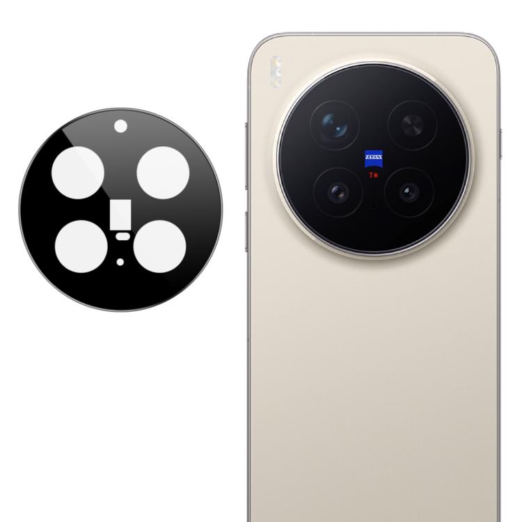 For vivo X300 Pro imak Black Version HD Glass Rear Camera Lens Film, Self-positioning Version