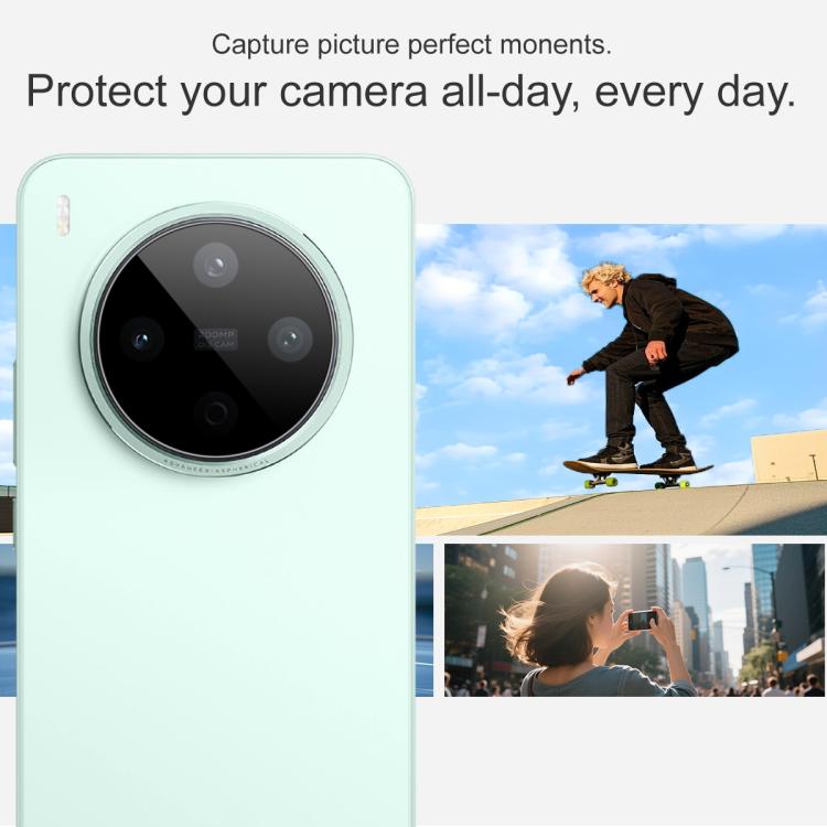 For vivo Y500 Pro 5G imak Black Version HD Glass Rear Camera Lens Film, Self-positioning Version