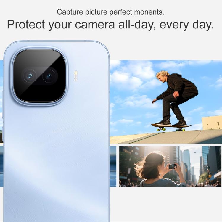 For vivo iQOO Z11 Turbo 5G imak Black Version HD Glass Rear Camera Lens Film, Self-positioning Version